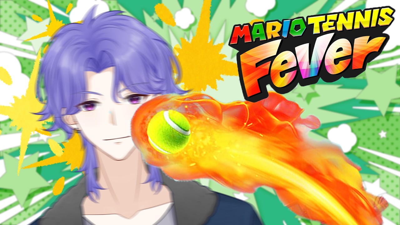 【マリオテニスフィーバー】シリーズ完全初見プレイする男性