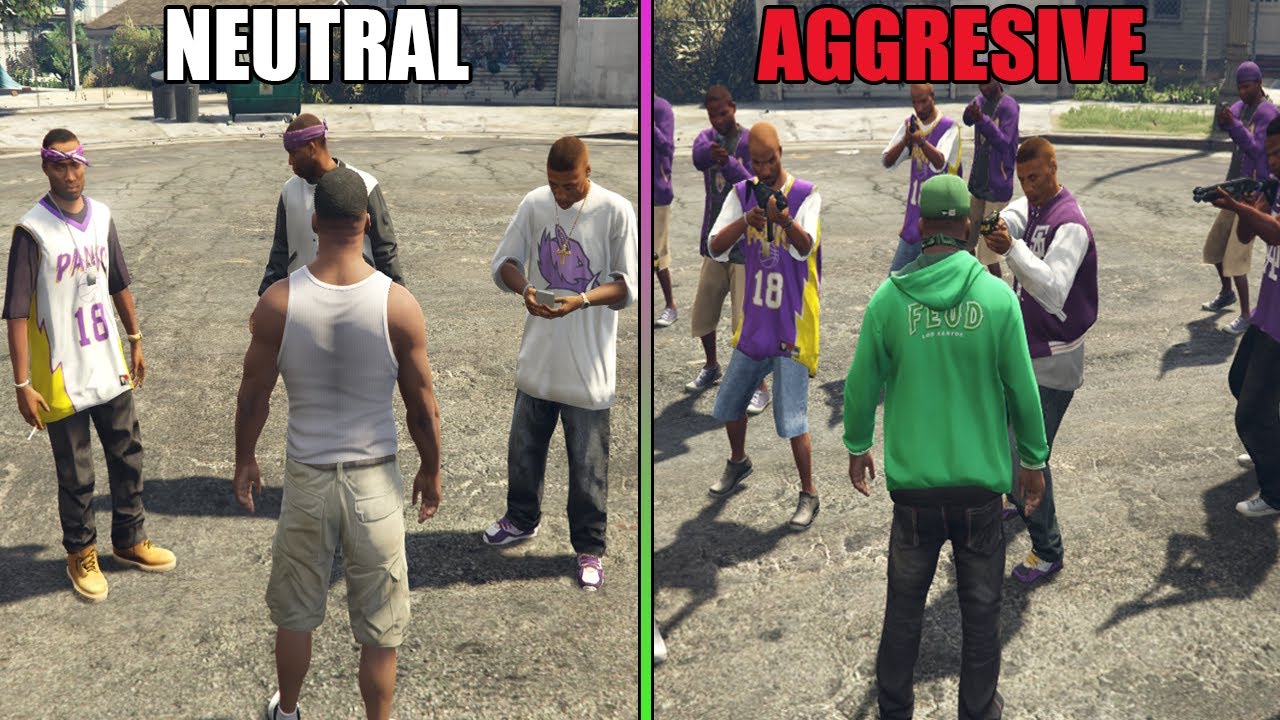 GTA 5 — Насколько умны банды?