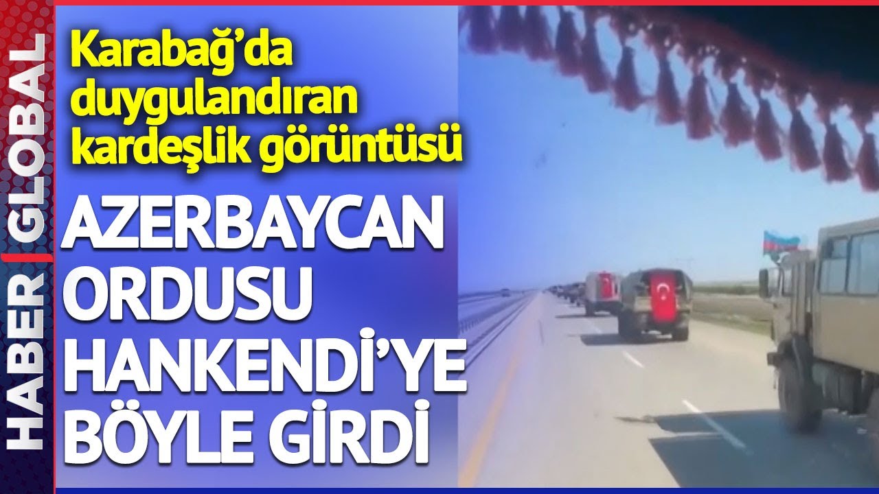 Tüyleriniz Diken Diken Olacak! Gardaş Azerbaycan Ordusu Hankendi'ye Böyle Girdi