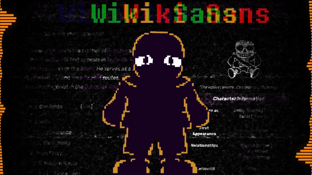 [Darkness4real] Wiki Sans - Grasping Awareness - Animated