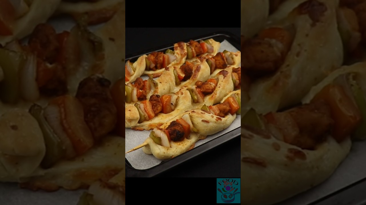 Cheesy Pizza Shashlik Sticks | Perfect Party Snack