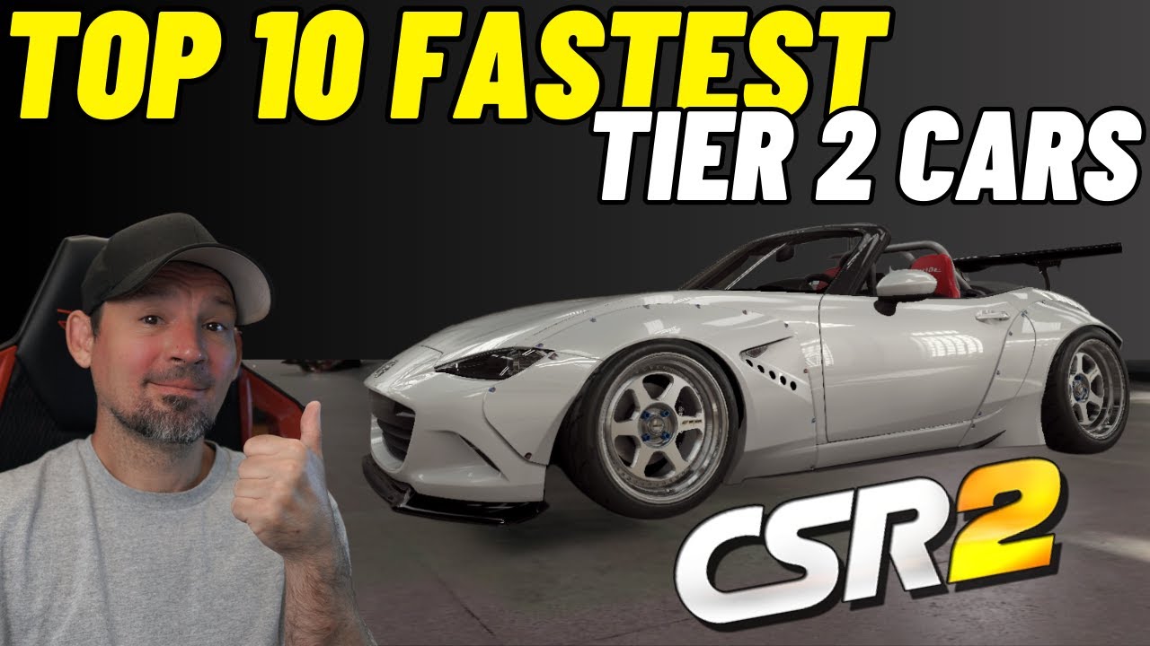 CSR2 | 10 самых быстрых автомобилей второго уровня | #csr2 #csr2racing