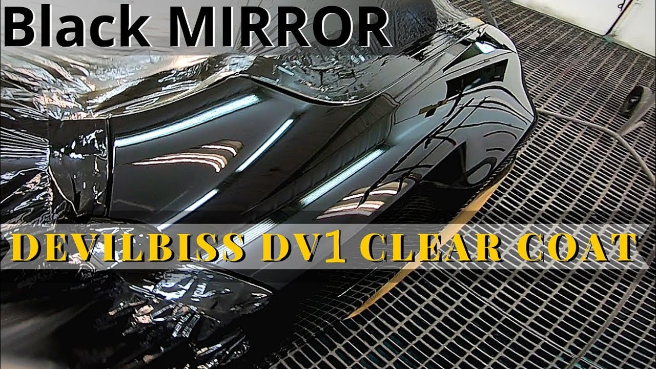 Continue Testing Spray gun Devilbiss DV 1 | Painting Black Lexus | Clear coat