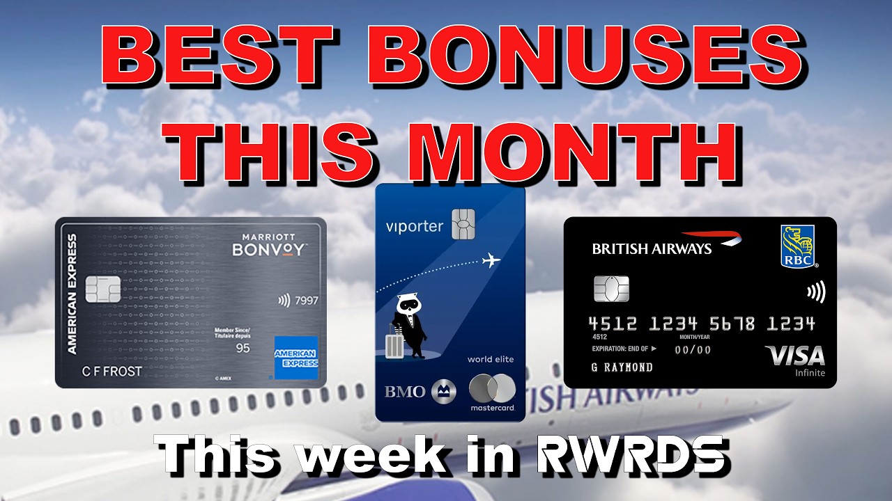 The Best Credit Card Bonuses for This Month + Huge Marriott Bonvoy Opportunities