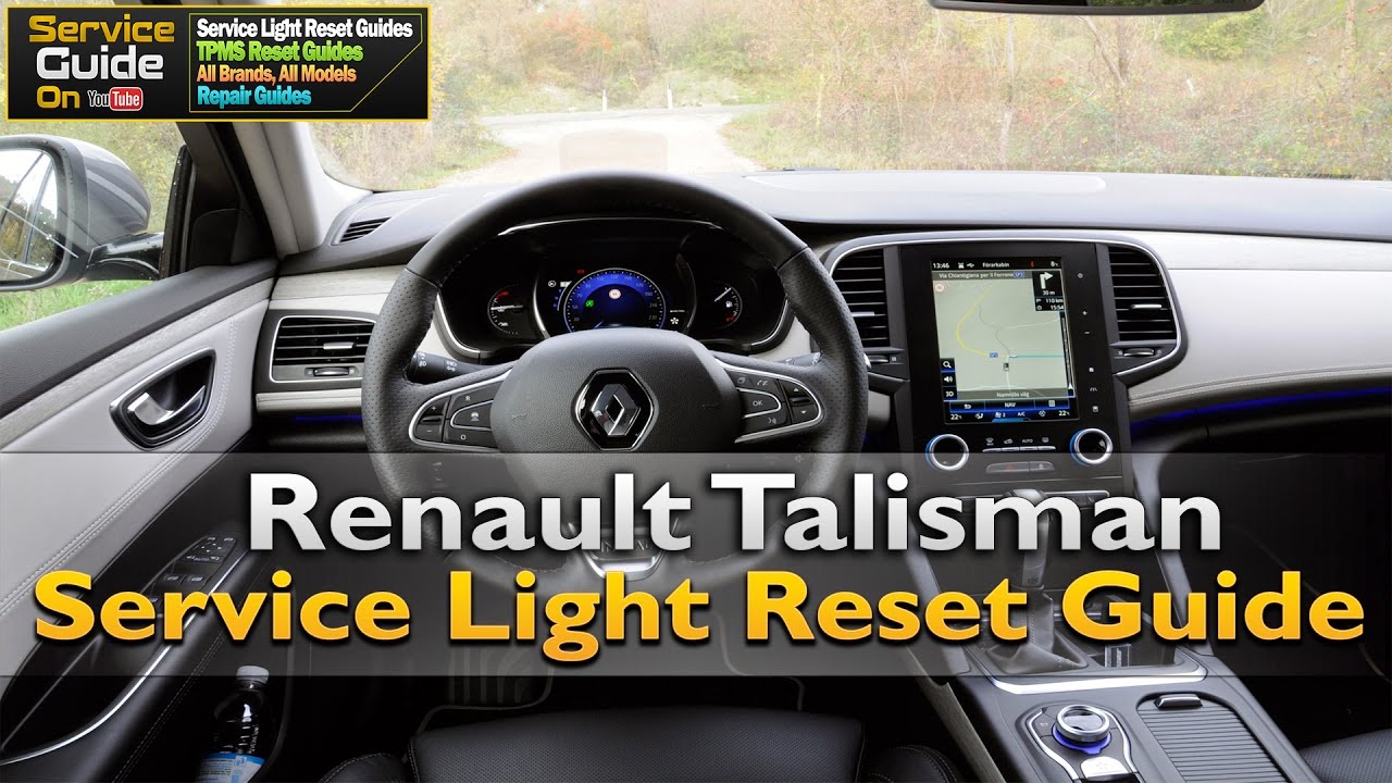 Renault Talisman Service Light Reset