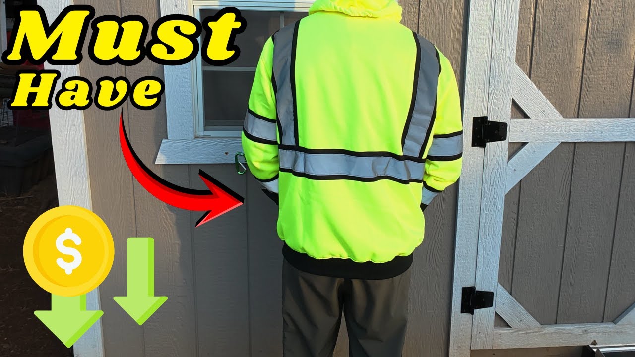 High Visibility Hoodie Sweatshirt with Pockets (Review)