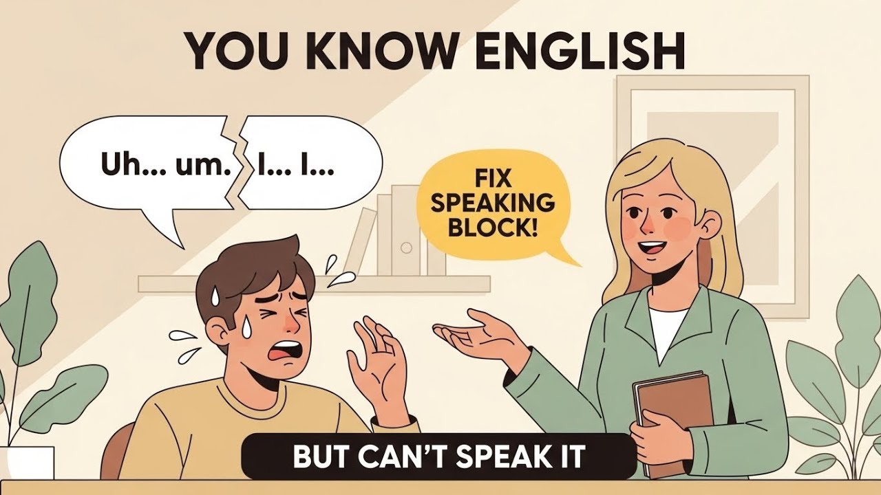 You understand English&hellip; but can&rsquo;t speak it? Here&rsquo;s why. | TalkFluent