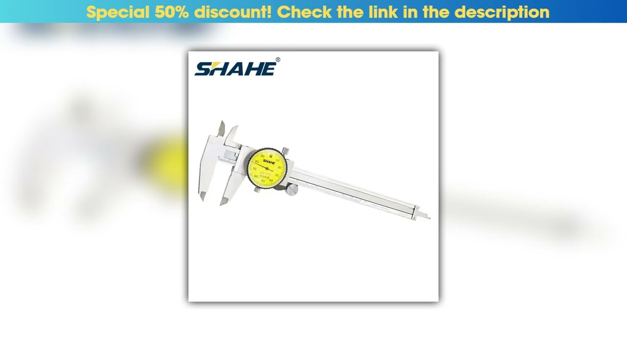 New Arrival SHAHE Metric Gauge Dial Caliper 0-150 mm/0.01mm Double Shock-proof Stainless Steel Prec