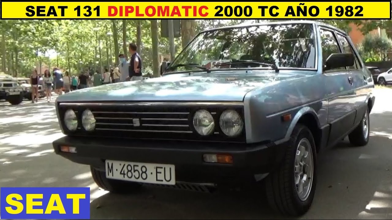 Seat 131 Diplomatic 2000 TC 1982. Berlina de lujo. Restaurado. Numero fabrica: 7400. #seat131