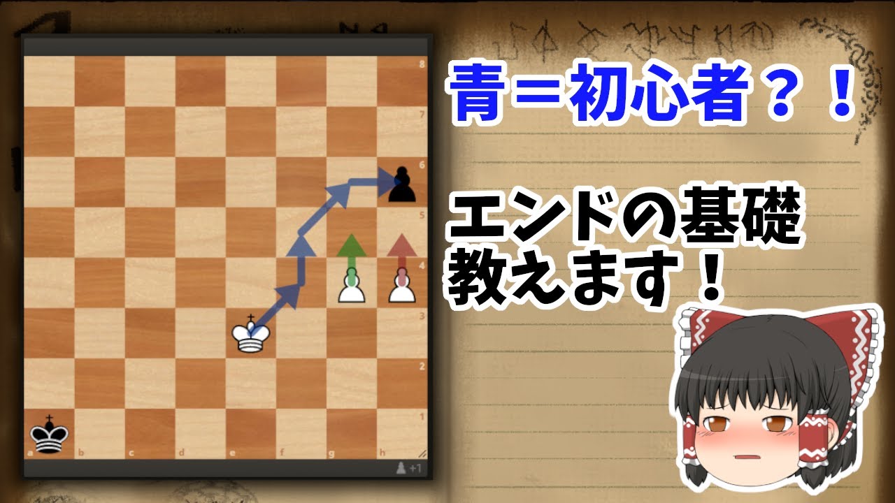 チェス　「ポーンエンドの基礎」とか言いながらそこそこ難しい