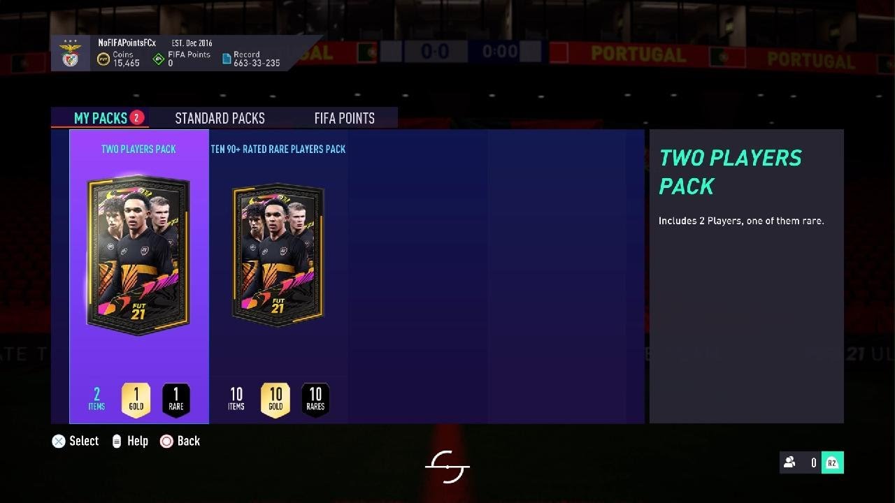 FIFA 21 90+ &times;10 Players Pack