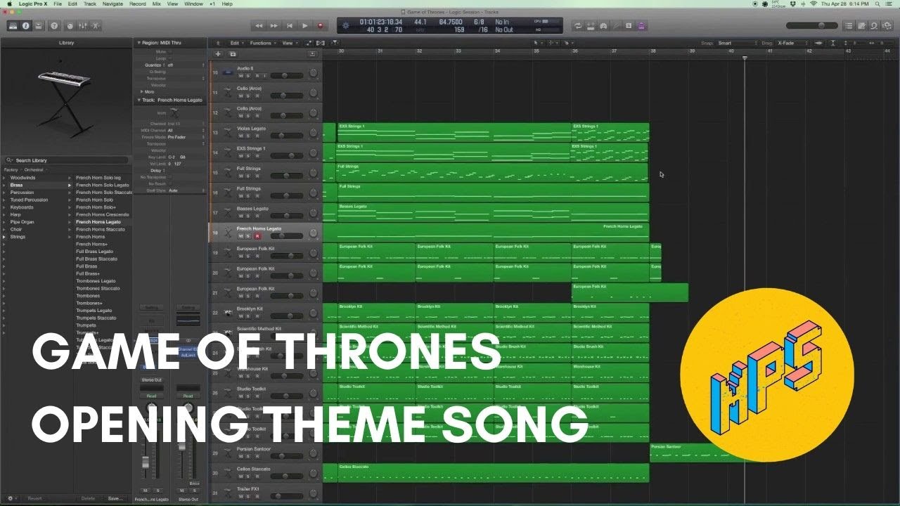 Game of Thrones – Logic Pro Remake with Stock Plugins + Project File