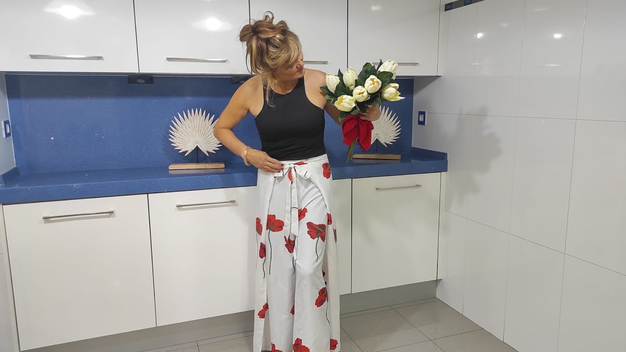 Pantalón envolvente y 4 MANERAS DE PONERLO!! (DIY)