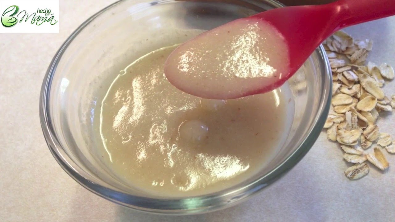 AVENA CON PERA Y DÁTILES-Recetas Nutritivas para Bebé y Niños-HECHOxMAMÁ