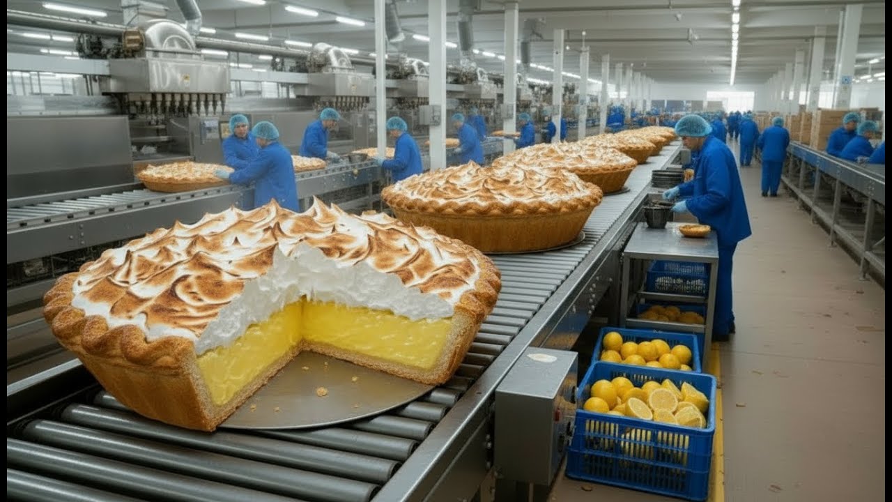 Inside the Modern Lemon Pie Factory | How American-Style Lemon Pies Are Made at Scale