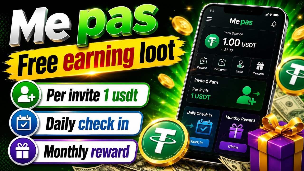 Me pass mining app 2026 | Me pass airdrop | best earning app 2026
