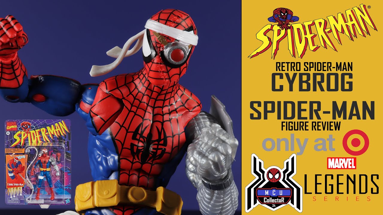 Обзор эксклюзивной фигурки Marvel Legends RETRO CYBORG SPIDERMAN от Target