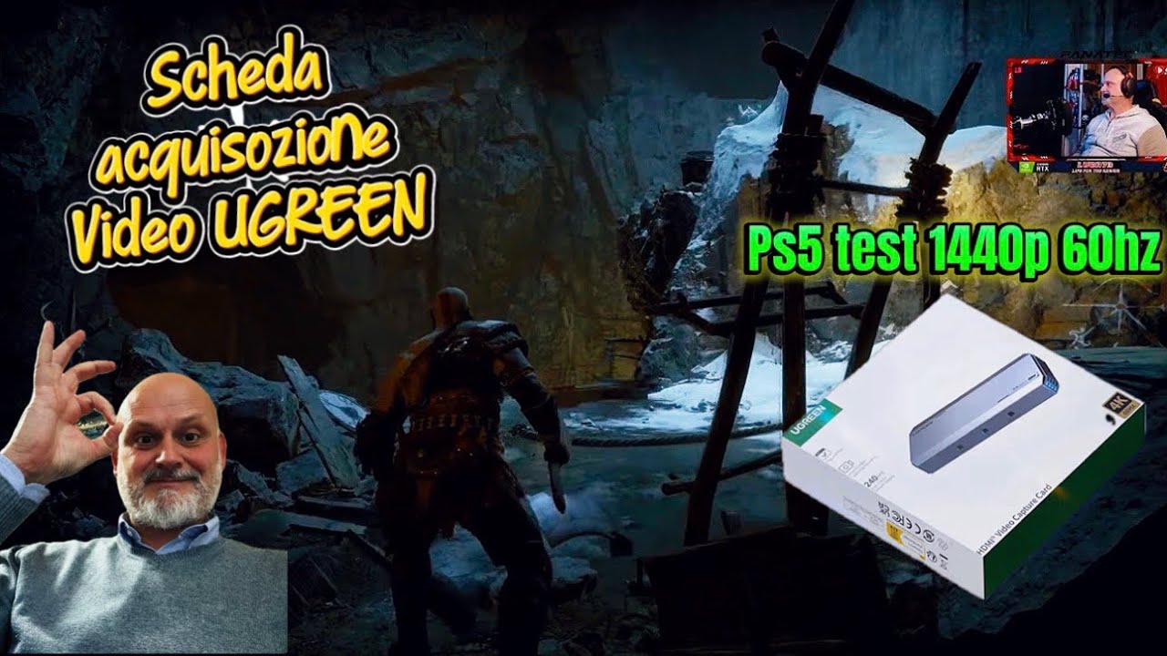 Scheda acquisizione 4K UGREEN 2.1 con PS5 