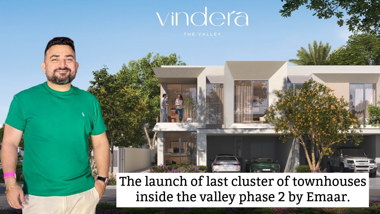 THE VALLEY BY EMAAR ! LAST CLUSTER OF TOWNHOUSES ! BEST INVESTMENT IN DUBAI ! VINDERA. 