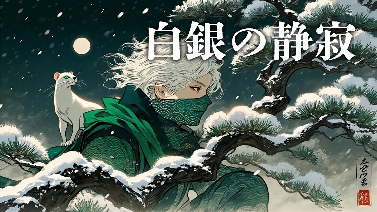 【作業用BGM】白銀の静寂｜Silver Silence【幻想和風BGM】