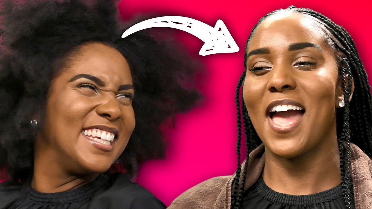 Learning to do Braids & Cornrows on Natural Hair (Beauty Trippin)