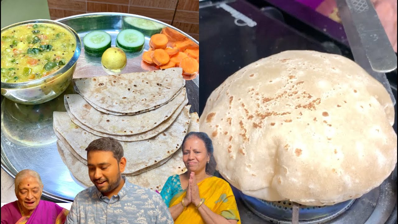 CHAPATI SUBJI -Easy & Comforting Home food |ft. Sudha, R.P. Shravan | Lunch box menu/ Dinner recipe