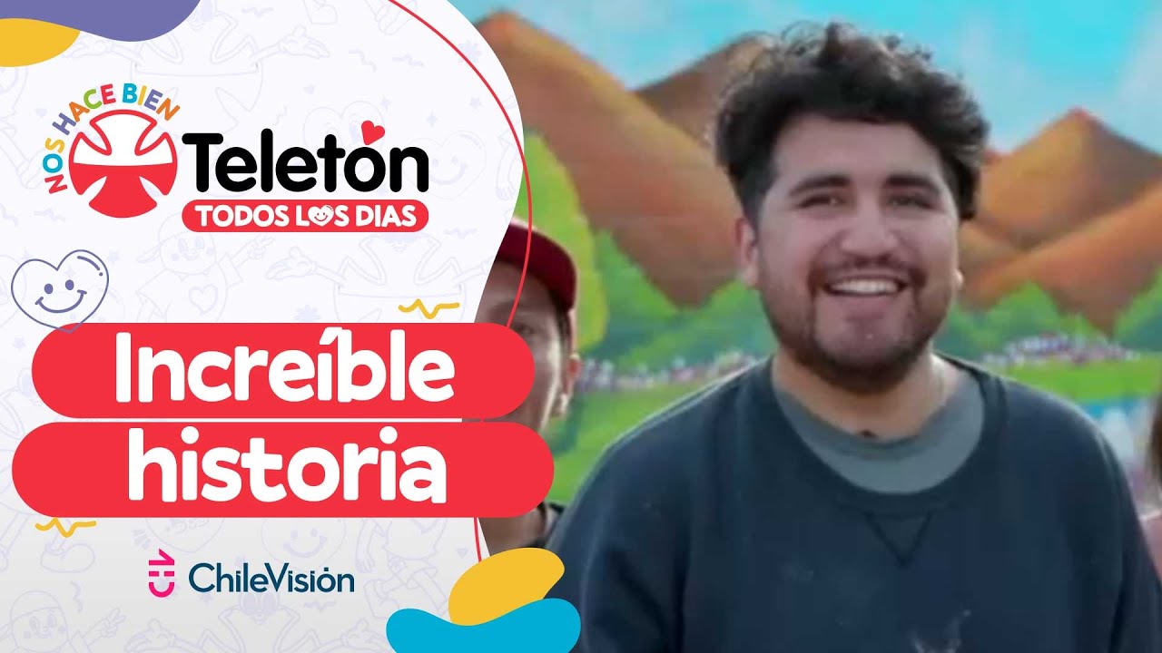 ¡EJEMPLO DE SUPERACIÓN! La lucha de Hernán Armijo y cómo volvió a ser muralista gracias a Teletón