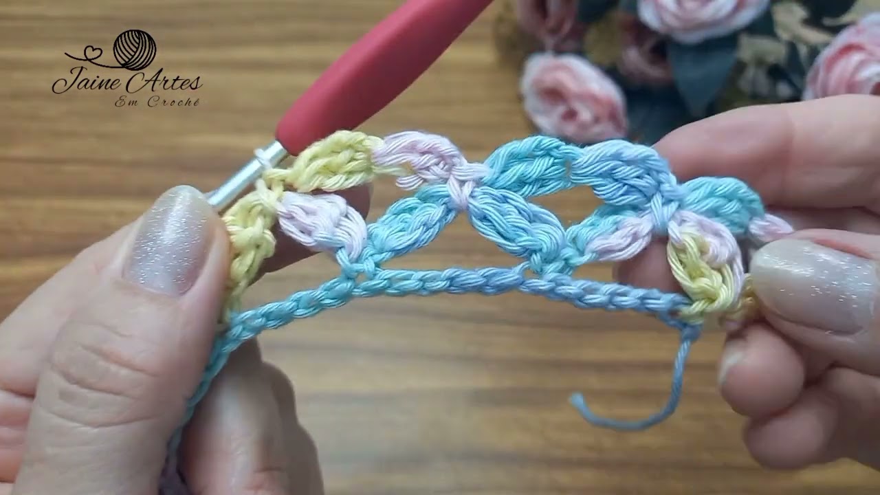 Ponto Cosmos em Crochê #crochet