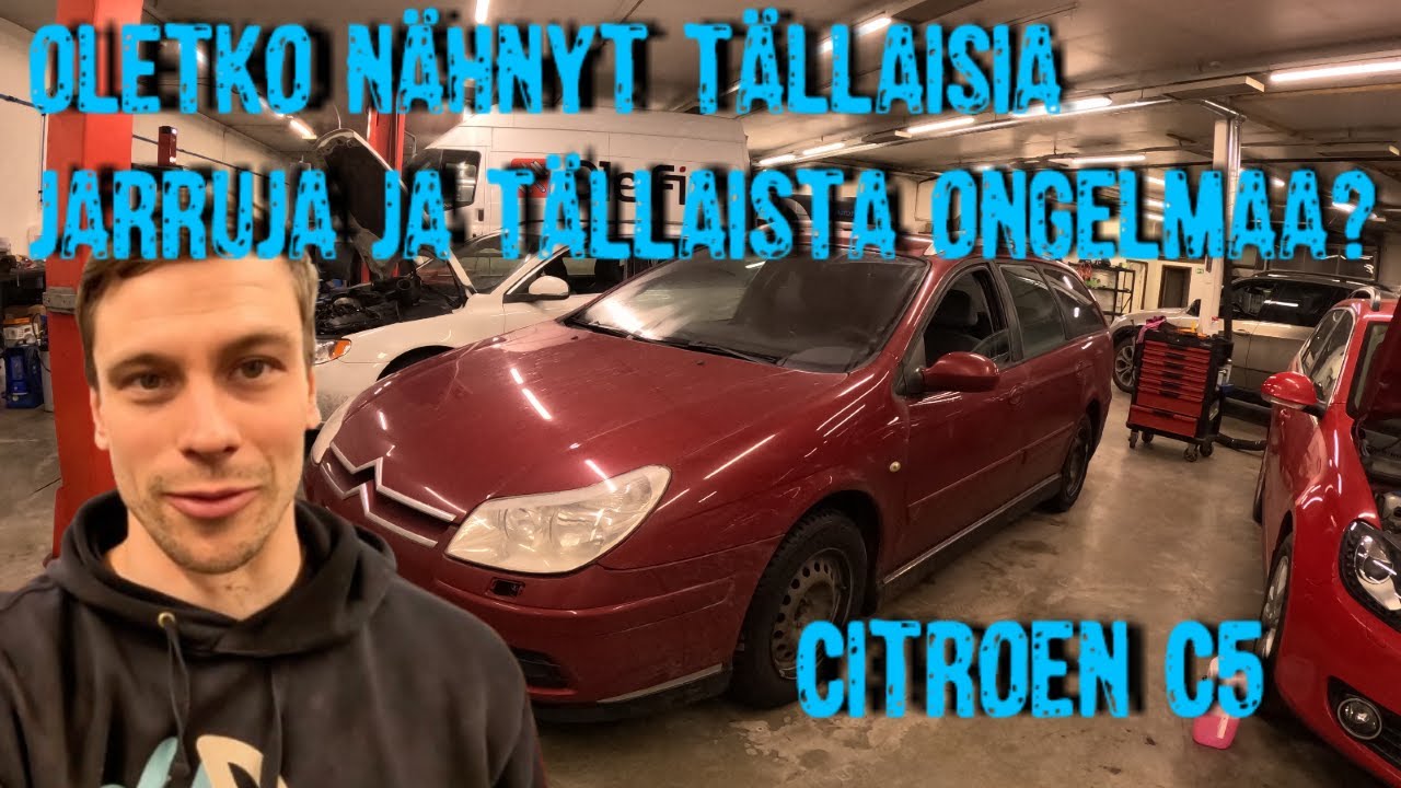 Citroen C5 takajarrujen erikoisuus.