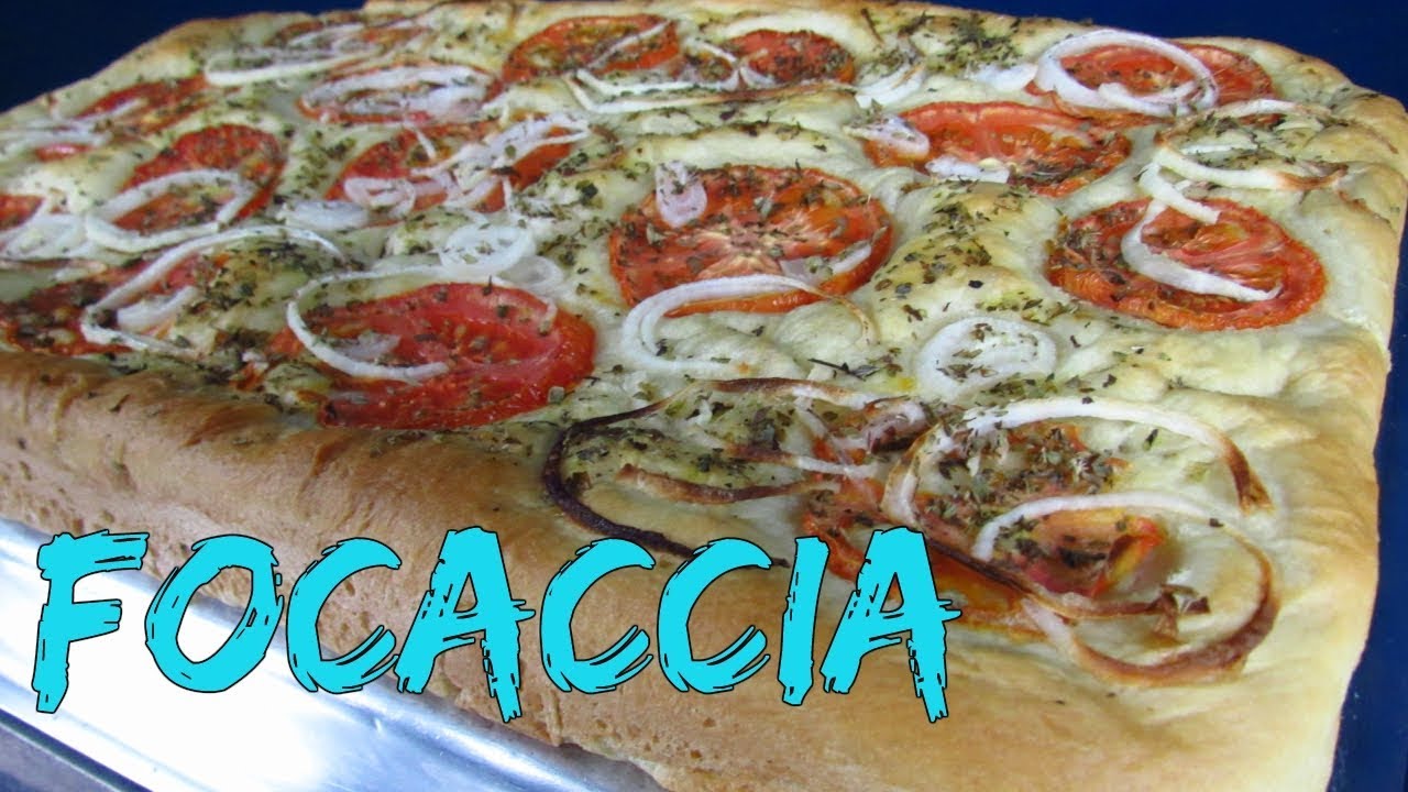 COMO FAZER PÃO FOCACCIA