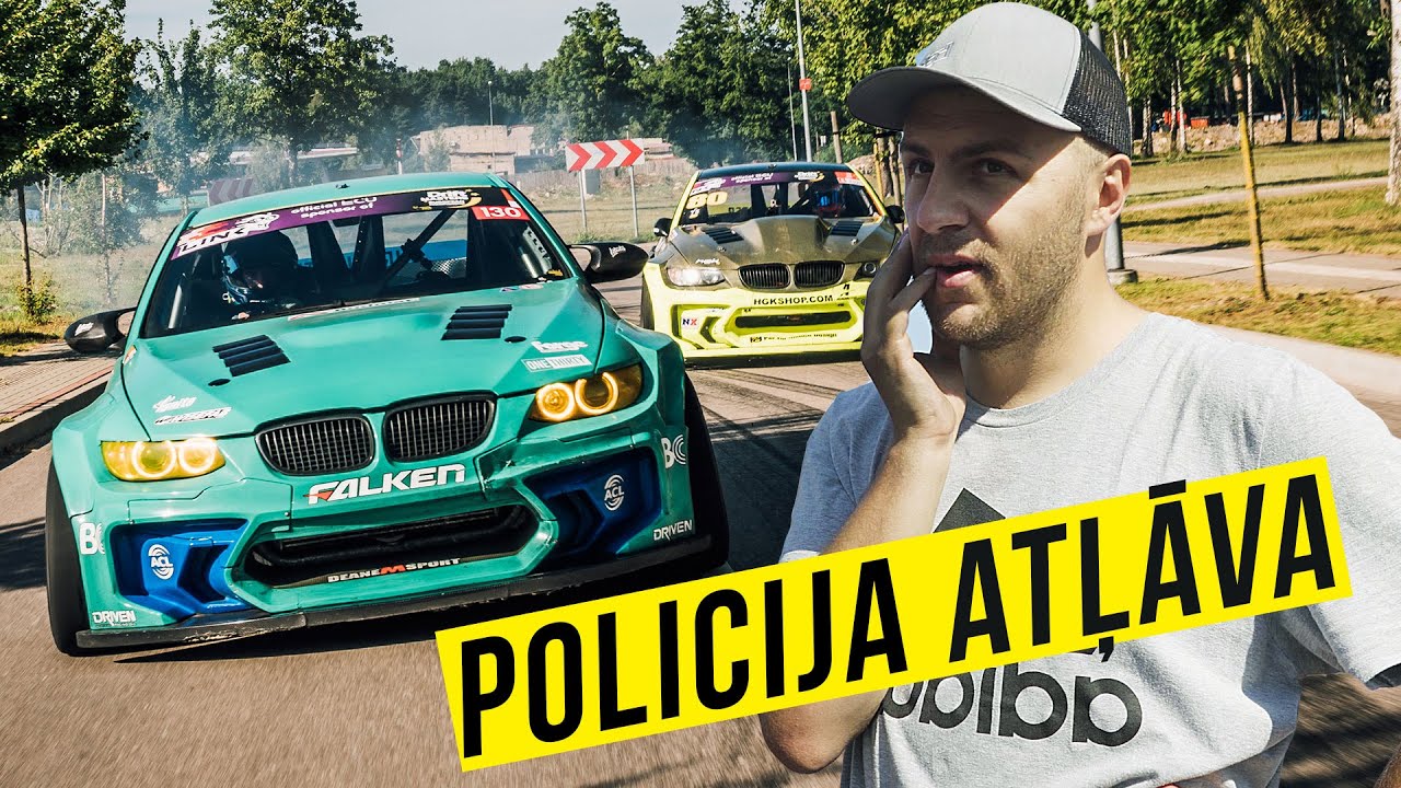 MUMS POLICIJA ATĻĀVA DRIFTOT PA IELĀM! (AIZKADRI NO EUROFIGHTER FILMĒŠANAS)