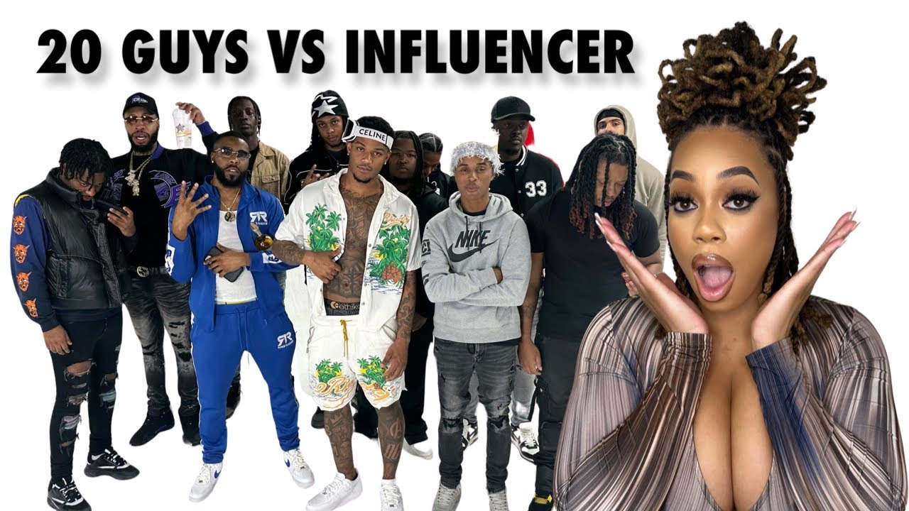20 Guys VS 1 Influencer: Kaila Simone | hosted by @Chadbetss