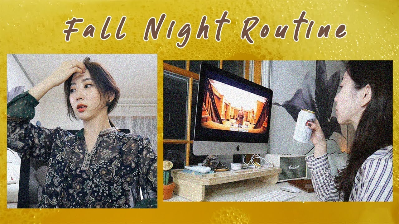 ENG) 가을 나이트 루틴, 밤에 다들 뭐해요? / Fall Night Routine 🍂