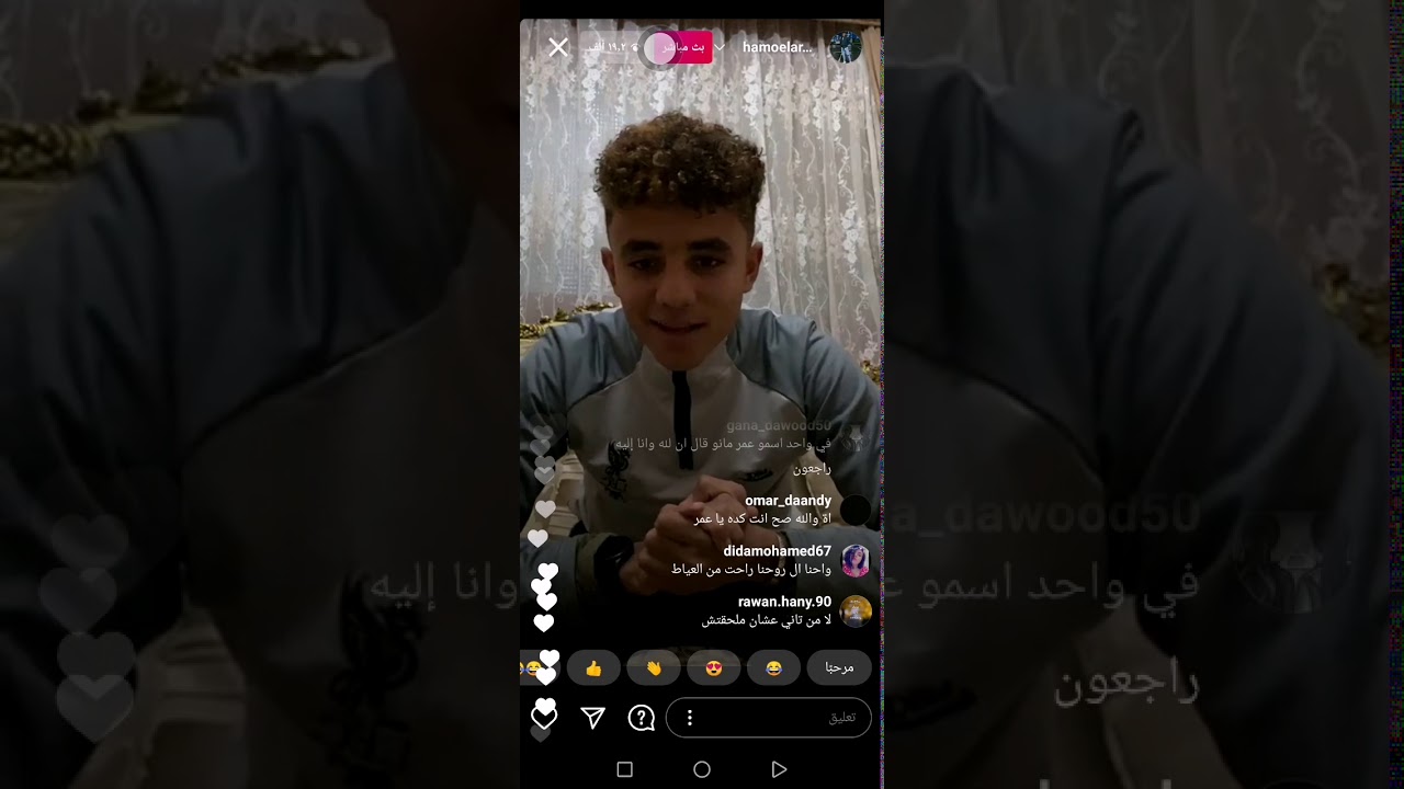 لايف حمو العربي و حوده اينو و حقيقه موت شهاب الدين و بومبو و احمد حسن