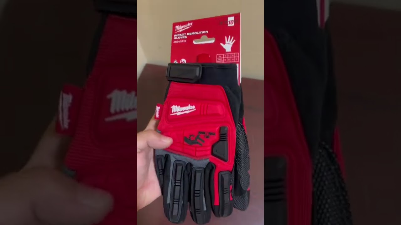 Milwaukee Impact Demolition Gloves.