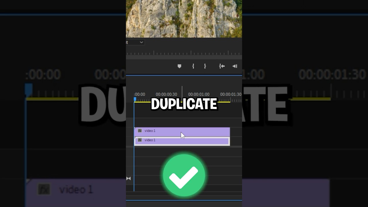 Как дублировать видеоклипы в Premiere Pro