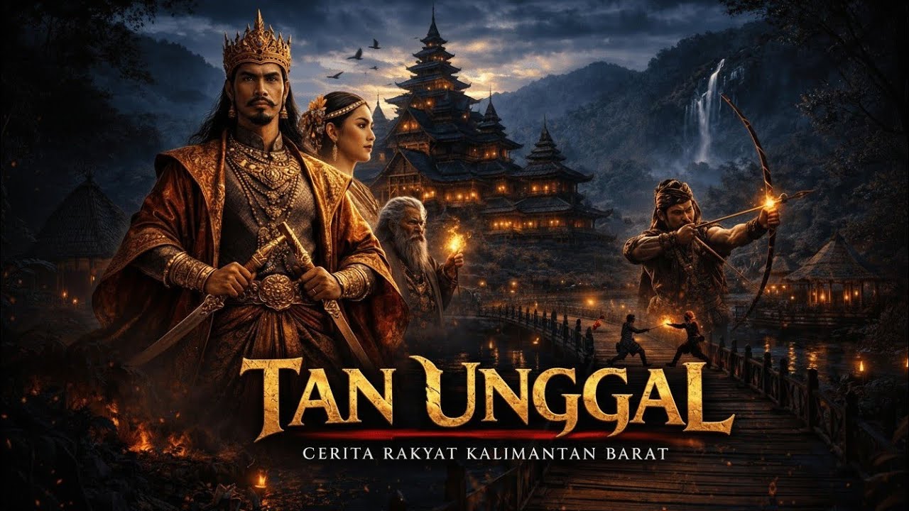 TAN UNGGAL - Cerita Rakyat Kalimantan Barat !! #kalimantan  #mitos #legend #horor