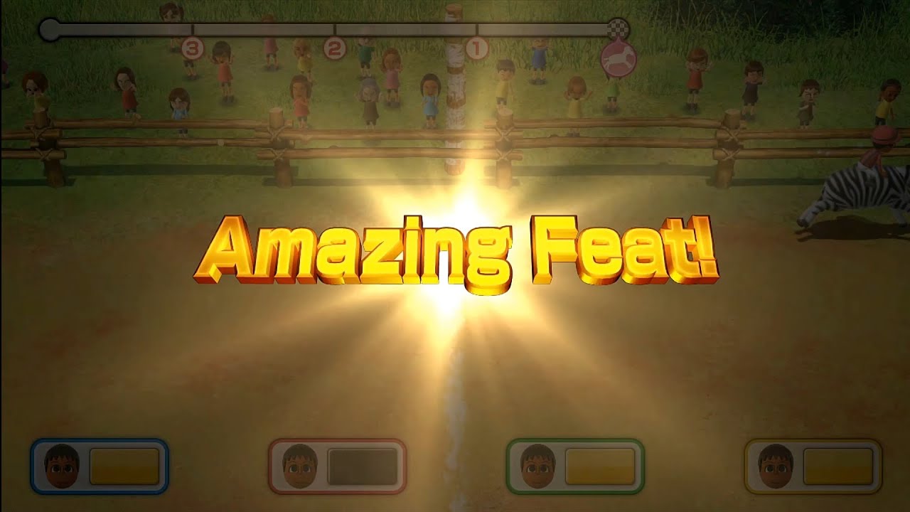 Wii Party U - Amazing Feat! - Safari Standoff