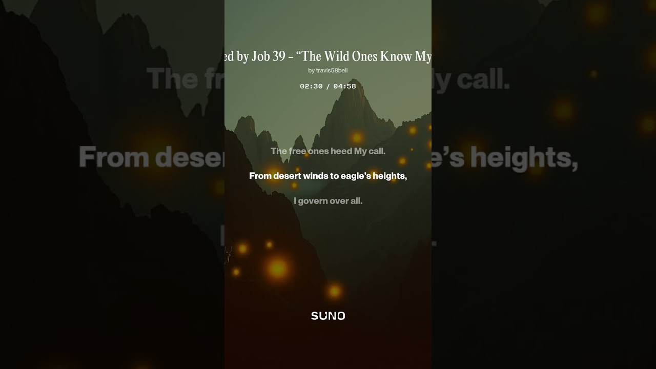 Inspired by Job 39 - “The Wild Ones Know My Name” #metal #grunge #emo #rock #hardrock #metalcore