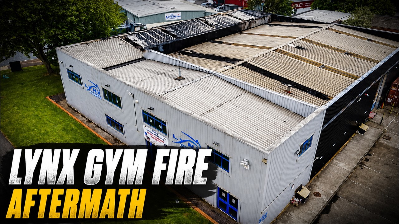 Lynx Gymnastics Centre Aylesbury Fire Damage | Post-Incident Drone Footage