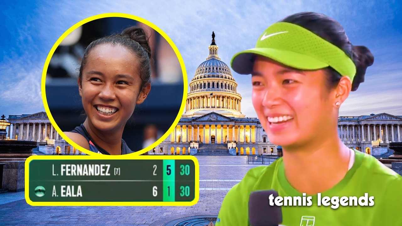 Alex Eala REACTS on CRAZY COMEBACK against Leylah Fernandez