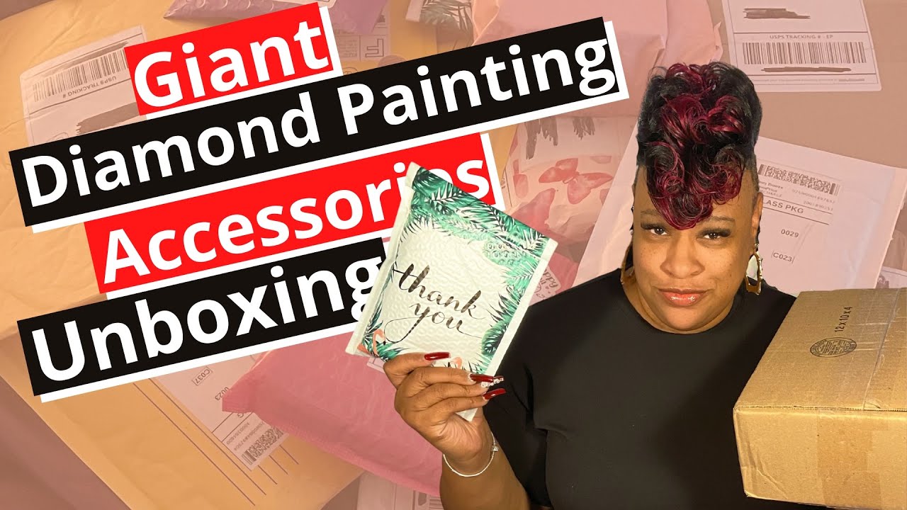 Diamond Painting Accessories Unboxing - Giant Haul😱🤯😲