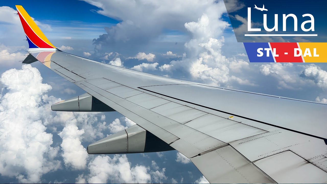 Southwest Airlines Boeing 737 MAX 8 Flight From St Louis to Dallas Love Field