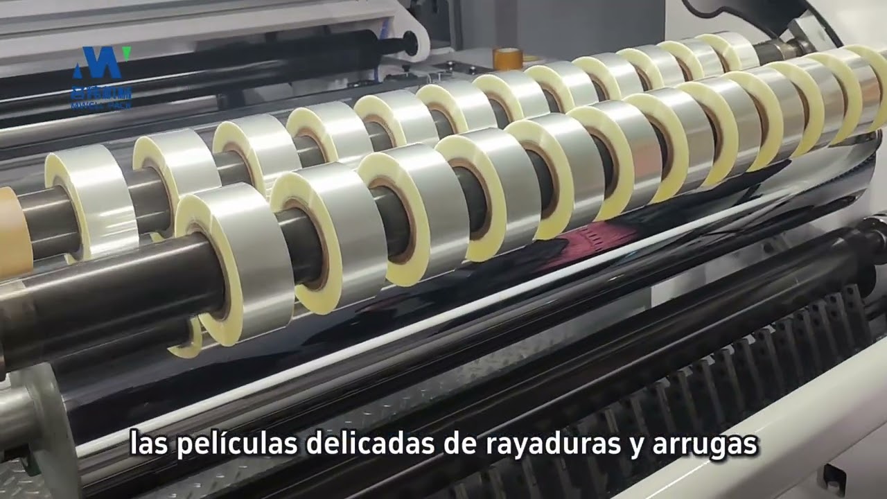 Acabe con los rayones y desviaciones de las películas | Máquina de corte de películas con soporte