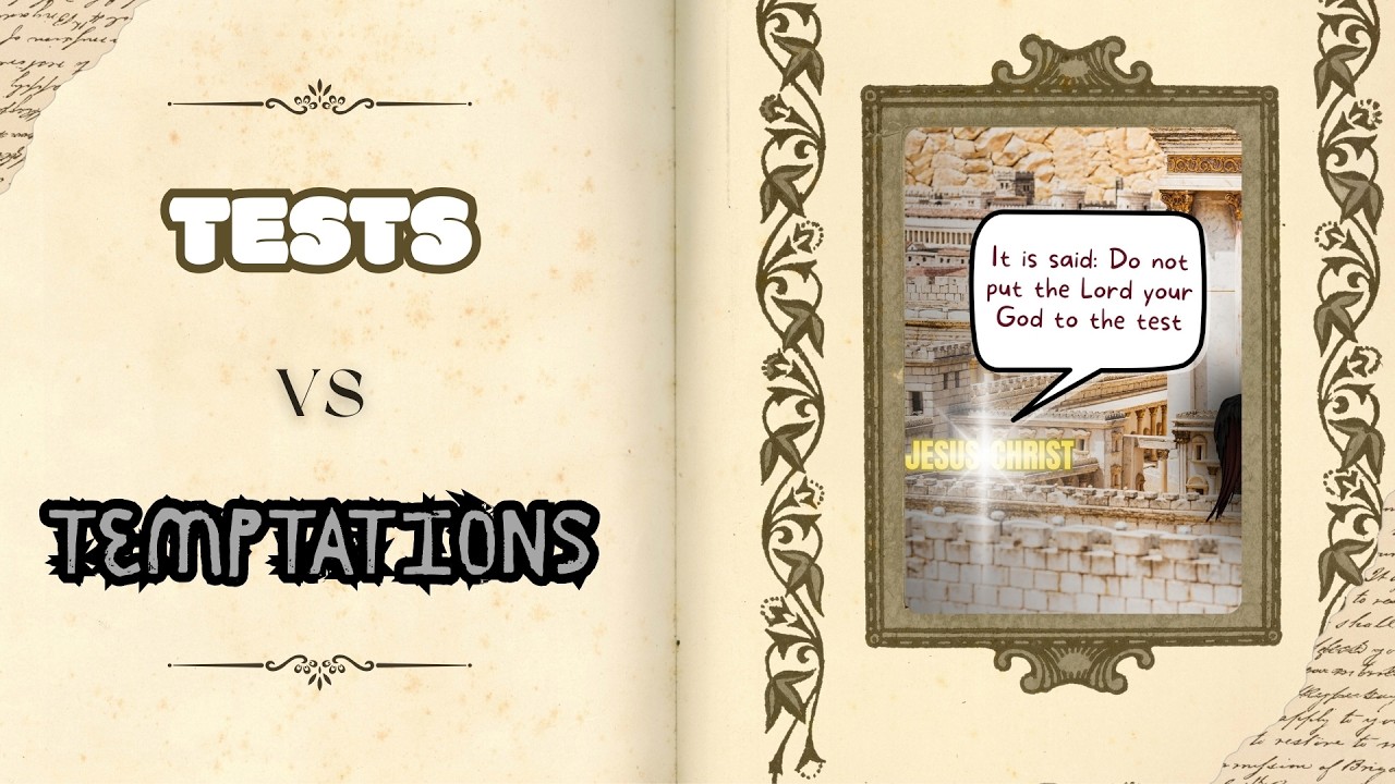 WHAT IS THE DIFFERENCE BETWEEN A TEST AND A TEMPTATION? HOW CAN WE OVERCOME THE LATTER? N°12