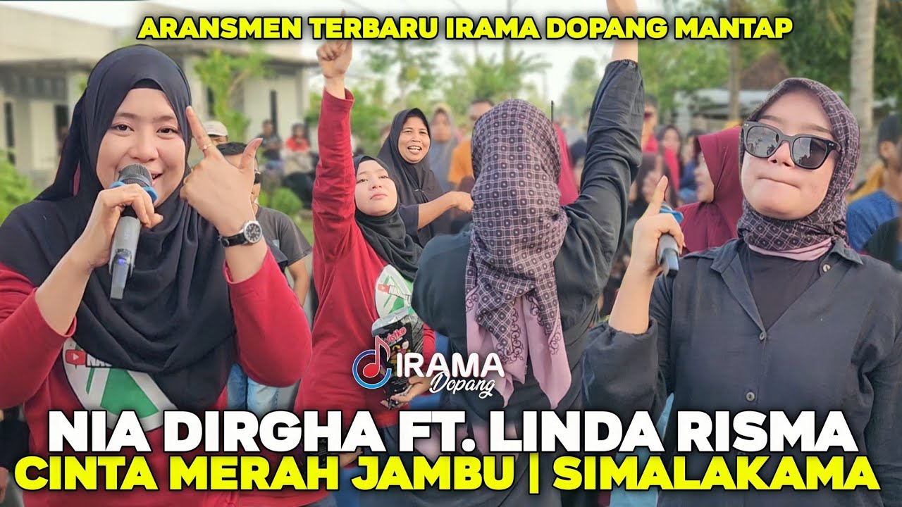 MANTUL ! CINTA MERAH JAMBU NIA DIRGHA DENGAN ARANSMEN TERBARU DARI IRAMA DOPANG BIKIN GOYANG