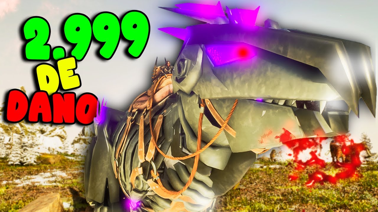 FARM INSANO COM O CARCHA TEK!! ELE CAUSA MAIS DE 2 000 MIL DE DANO!! - ARK LOST COLONY #27