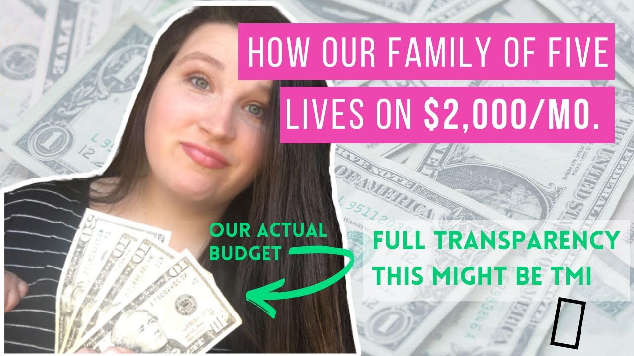 How to live on $2,000/month - I share our actual budget