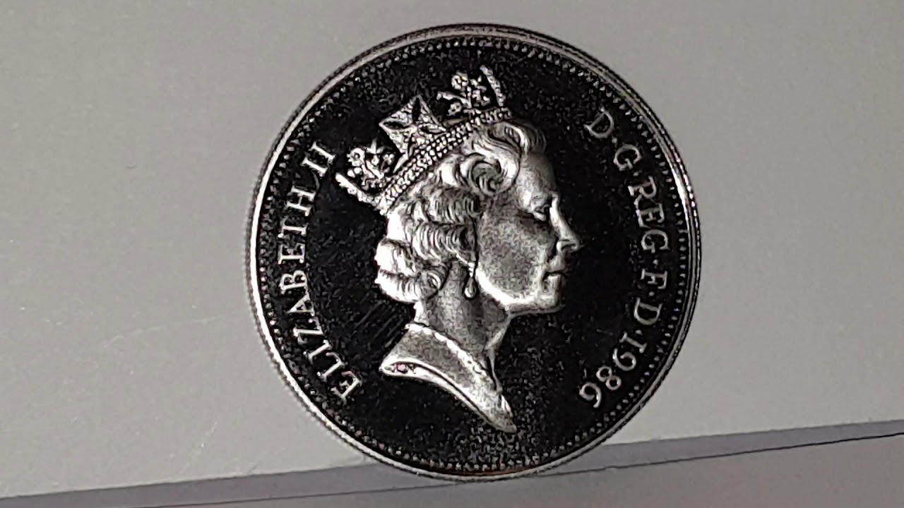 British - 1986 - 10 Pence - Large Coin - TEN PENCE - Proof - Coin World UK