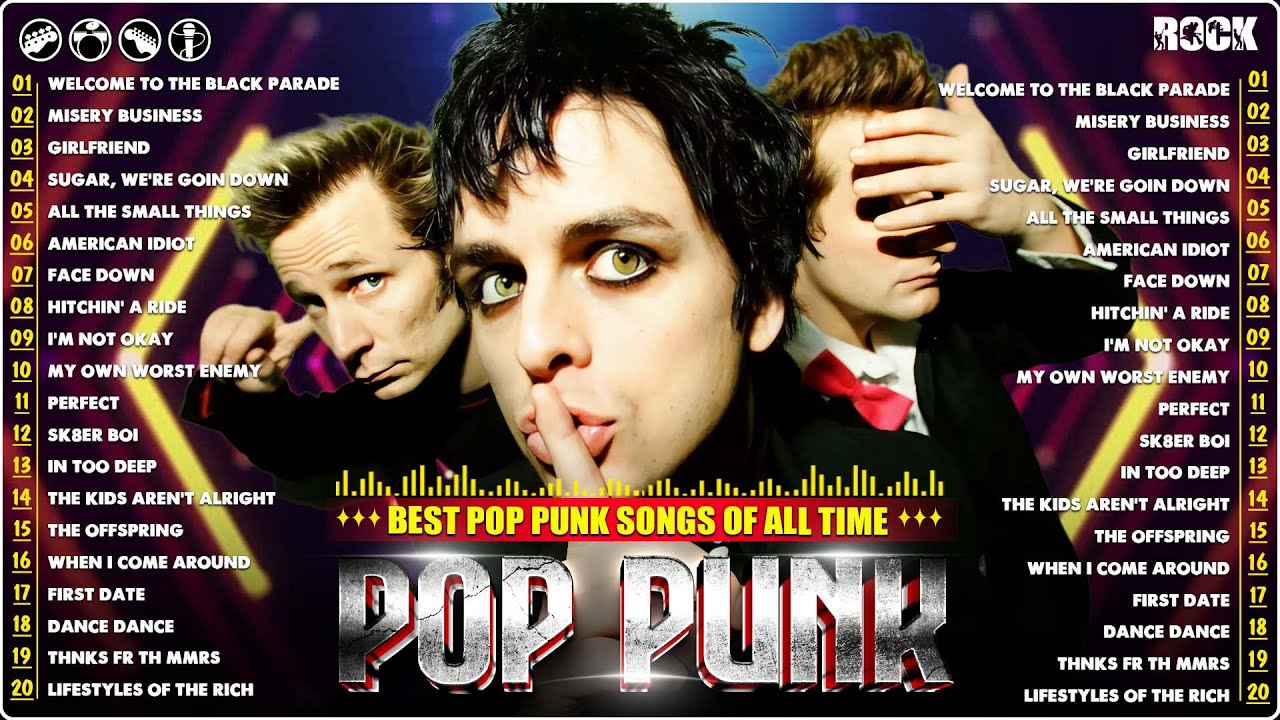 New & Old Pop Punk Music Hits Playlist Updated Weekly 2025 - Green Day, Blink 182, Fall Out Boy